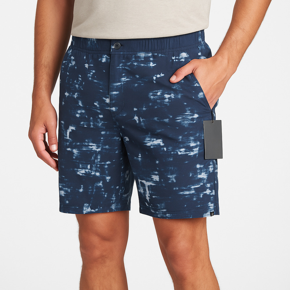 Vrst Shorts Mens Size LARGE Abstract Print Tag Attached Athletic Modern